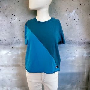 Aviator Nation blocked blue t-shirt